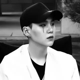 🍪 Suga Suga, BTS, K-pop, piosenkarz, mężczyzna telegram sticker