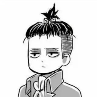 ☕️ Levi Ackerman Attack on Titan Anime, Manga, Dessin animé, Personnage, Levi Ackerman, L'Attaque des Titans whatsapp sticker