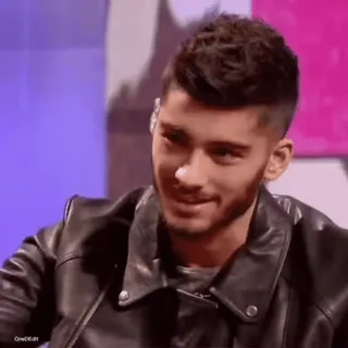 🥯 Zayn Malik 人物, 歌手, 名人, 音乐家, 皮夹克 telegram sticker