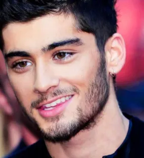 👑 Zayn Malik Porträt, Promi, Sänger, Mann, Person, Männlich, Zayn Malik telegram sticker