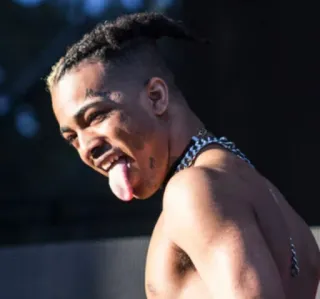 😝 XXXTentacion rappeur, musique, portrait, chanteur telegram sticker