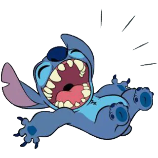 😆 Stitch Lilo & Stitch สติทช์, ลิโล่ แอนด์ สติทช์, ดิสนีย์, เอเลี่ยน, การ์ตูน, ตัวละคร telegram sticker