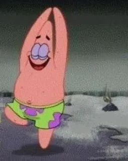 🕸 Patrick Star Spongebob Squarepants patrick, yoga, desenho animado, spongebob, meditação whatsapp sticker