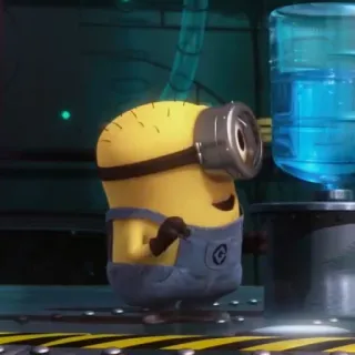 🍌 Minion Despicable Me minion, kartun, lucu, kuning, karakter telegram sticker