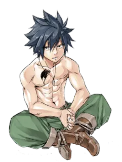 natsu.gray.luxus.gajeel.saku telegram stickers