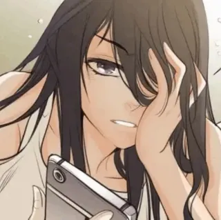 🍙 Anime, Manga, Femme, Smartphone telegram sticker