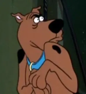 😐 Scooby-Doo cartoon, dog, Scooby-Doo telegram sticker