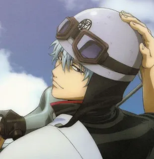 😏 Sakata Gintoki Gintama Аниме, Персонаж, Gintama, Саката Гинтоки whatsapp sticker
