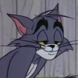 🥰 Tom Cat Tom and Jerry desenho animado, gato, engraçado, arrogante, tom e jerry telegram sticker