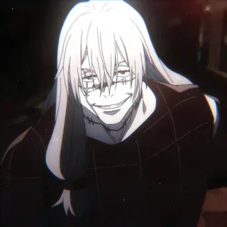 🫐 Mahito Jujutsu Kaisen Mahito, Jujutsu Kaisen, Anime, Manga, Penjahat, Karakter, Roh Terkutuk telegram sticker