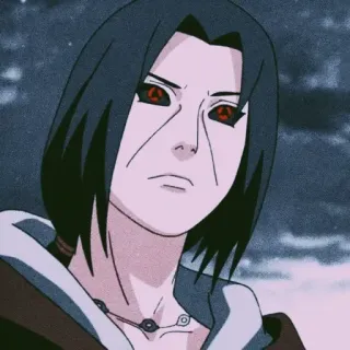 🥀 Itachi Uchiha Naruto Anime, Itachi, Uchiha, Naruto, Sharingan, Mangekyou Sharingan whatsapp sticker