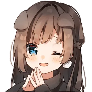 Кемомими девочки @Nyasticks telegram stickers