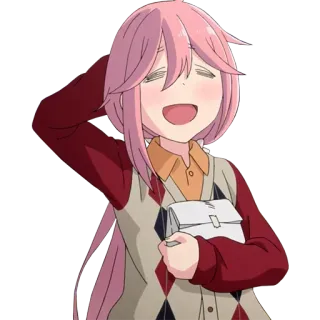 😋 Anime, Carino, Ragazza, Felice, Cartone animato telegram sticker