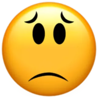 ☠️ emoji, smutny, zdenerwowany, twarz, żółty telegram sticker