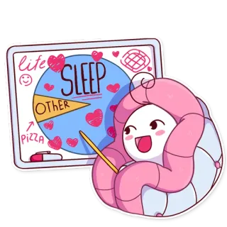 Mr. Blanket telegram stickers