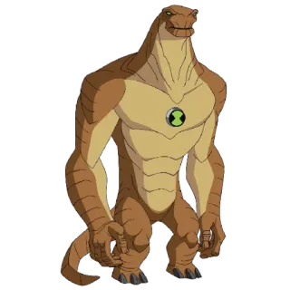 😳 Humungousaur Ben 10 Мультфильм, Пришелец, Динозавр, Humungousaur, Бен 10, Персонаж telegram sticker