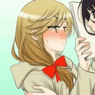 🍘 アニメ, カップル, 赤面, ロマンス, 漫画 telegram sticker
