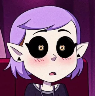 😵‍💫 Amity Blight The Owl House Cartoon, Animation, Hexe, Fanart, The Owl House, Disney, Amity Blight, Errötend telegram sticker