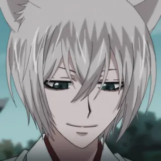 ✖️ Tomoe Kamisama Kiss 动漫, 狐狸, 精灵, 漫画, 巴卫 telegram sticker