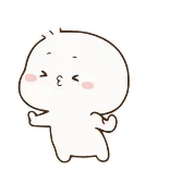 😘 мультфильм, анимация, персонаж, милый, поцелуй, приветствие telegram sticker