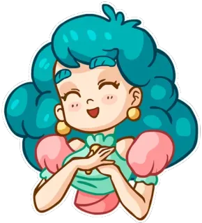 ☺️ Desenho animado, Menina, Princesa, Personagem, Mulher telegram sticker