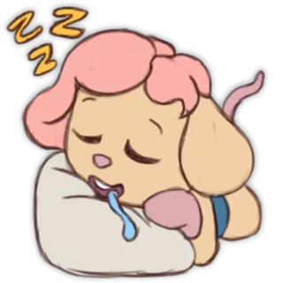 Rose Big Little Mouse whatsapp stickers