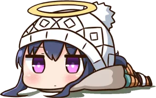 💀 anime, chibi, cute, character, kawaii, angel telegram sticker