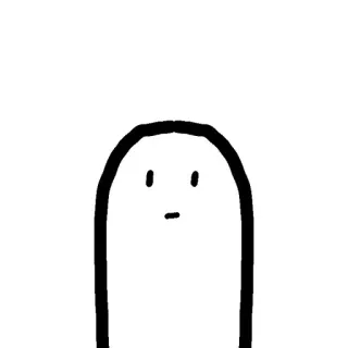 🌱 블롭, 만화, 간단한, 얼굴 telegram sticker