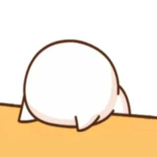 🍃 cartoon, cute, blob, minimalist, sticker telegram sticker