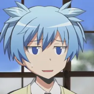 😐 Nagisa Shiota Assassination Classroom anime, manga, Nagisa, Assassination Classroom, character telegram sticker