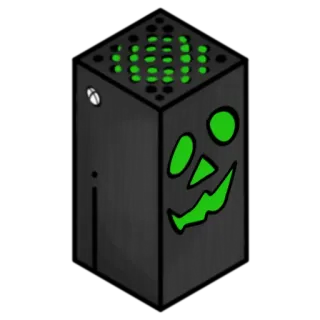 🎃 xbox, konsole, gaming, halloween, kürbis, kürbislaterne telegram sticker