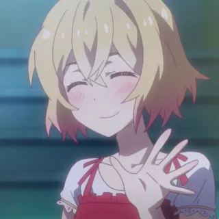 😊 Mami Nanami Rent-A-Girlfriend anime, girl, cute, smile, mami nanami, rent-a-girlfriend whatsapp sticker
