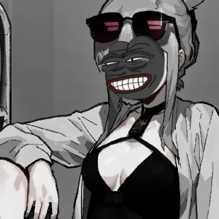 😂 ペペ, アニメ, ブラックユーモア, 漫画, ステッカー, ミーム telegram sticker