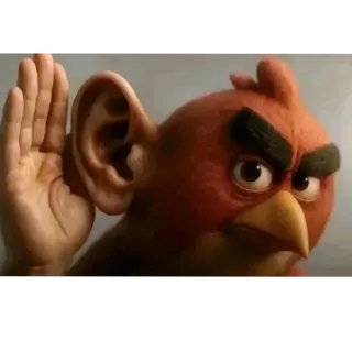 ✋ Red Angry Birds telegram sticker