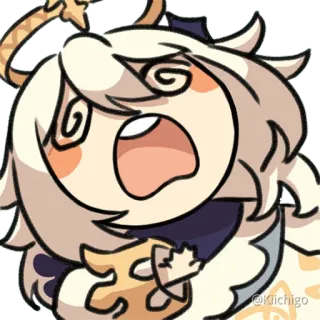 GenshinImpact @lostinparadisee telegram stickers