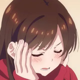 🍓 Chizuru Ichinose Rent-A-Girlfriend anime, garota, Chizuru, Rent-a-Girlfriend, fofa, desenho animado telegram sticker