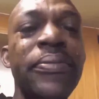 😭 piangere, triste, emozione, meme, arrabbiato, uomo, faccia whatsapp sticker