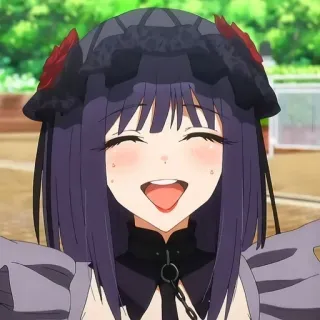 🎃 Marin Kitagawa My Dress-Up Darling Anime, Marin Kitagawa, My Dress-Up Darling, fofa, sorriso telegram sticker