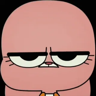 😾 Anais Watterson The Amazing World of Gumball Desenho animado, Anais, Watterson, O Incrível Mundo de Gumball, Gumball, Coelho telegram sticker