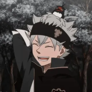 🍓 Asta Black Clover anime, manga, asta, black clover, lindo, sonrisa, chibi telegram sticker