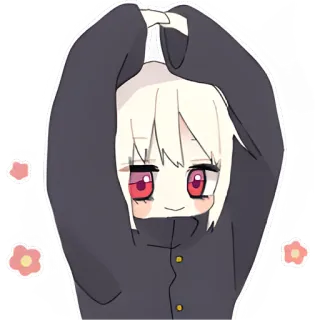 👍 Anime, Carino, Manga, Personaggio, Kawaii telegram sticker