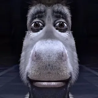 🙂 Donkey Shrek telegram sticker