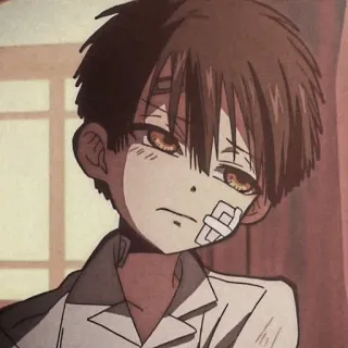 🏮 Anime, Manga, Personaje, Triste, Vendajes, Dibujos animados telegram sticker