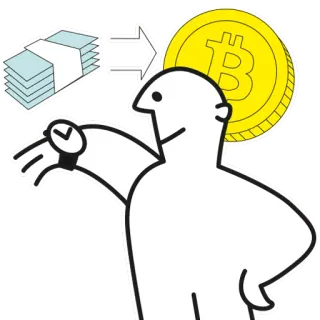 ⌛ Cryptomonnaie, Bitcoin, Argent, Finance, Investissement, Devise, Monnaie numérique telegram sticker