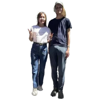 🍌 Vredesteken, Vrouw, Man, Stel, Vriendschap telegram sticker