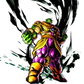 🐊 Demon King Piccolo Dragon Ball Piccolo Daimaō, Dragon Ball, Anime, Manga, Bösewicht, Grüne Haut telegram sticker