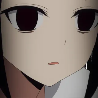 😑 аниме, девушка, персонаж, выражение лица, манга telegram sticker