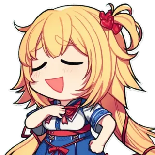😌 Anime, Manga, Kartun, Imut, Kawaii, Karakter telegram sticker