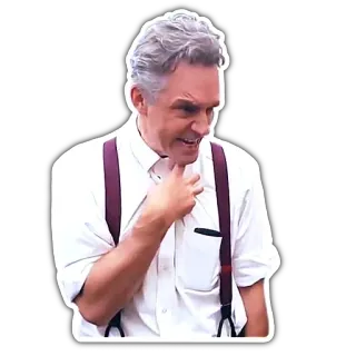 😖 Jordan Peterson Jordan Peterson, filosofo, autore, intellettuale, oratore telegram sticker