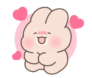 🥰 Usagi Kanahei's Small animals telegram sticker